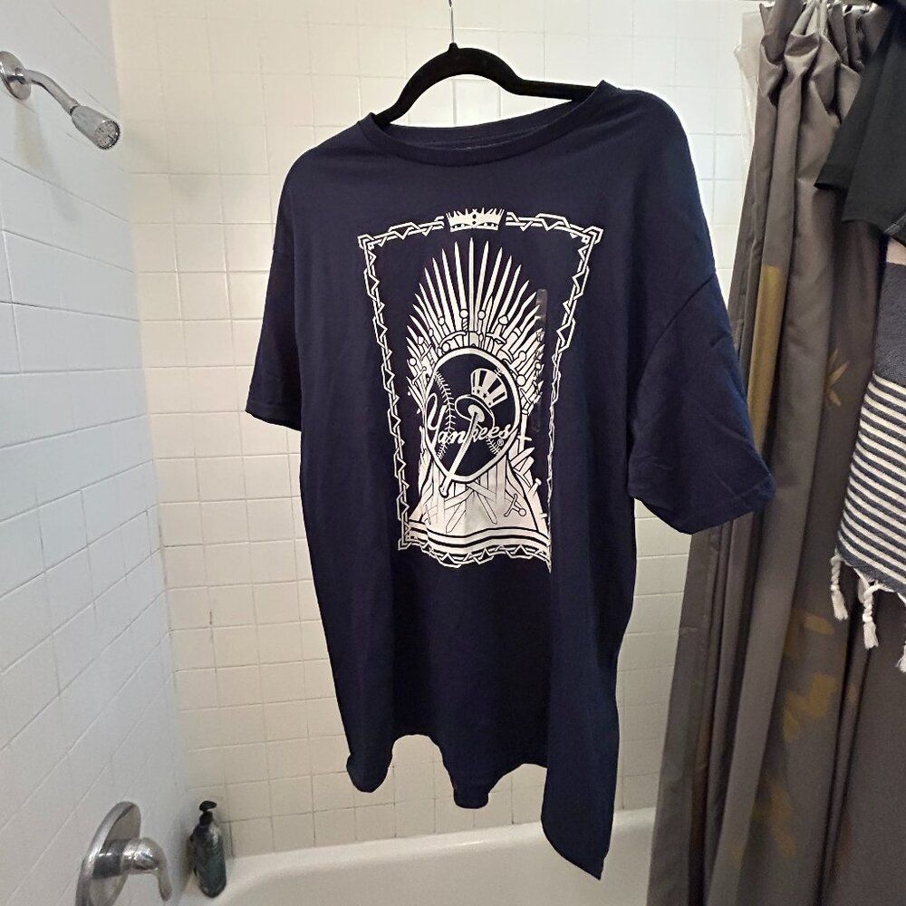 Game of thrones Yankees T-Shirt XL Black NEW WITH TAGS